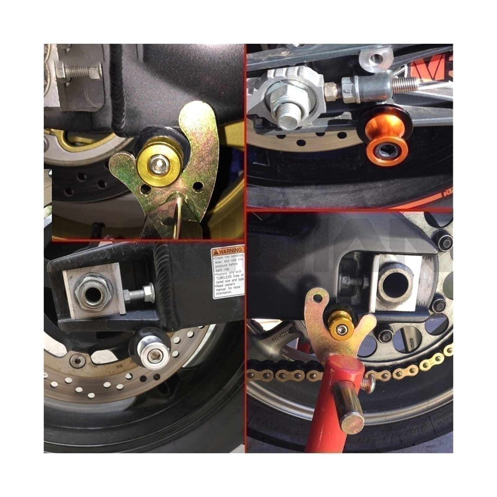Motorcycle Swing Arm Spool for Kawasak-i Ninja ZX9R ZX900