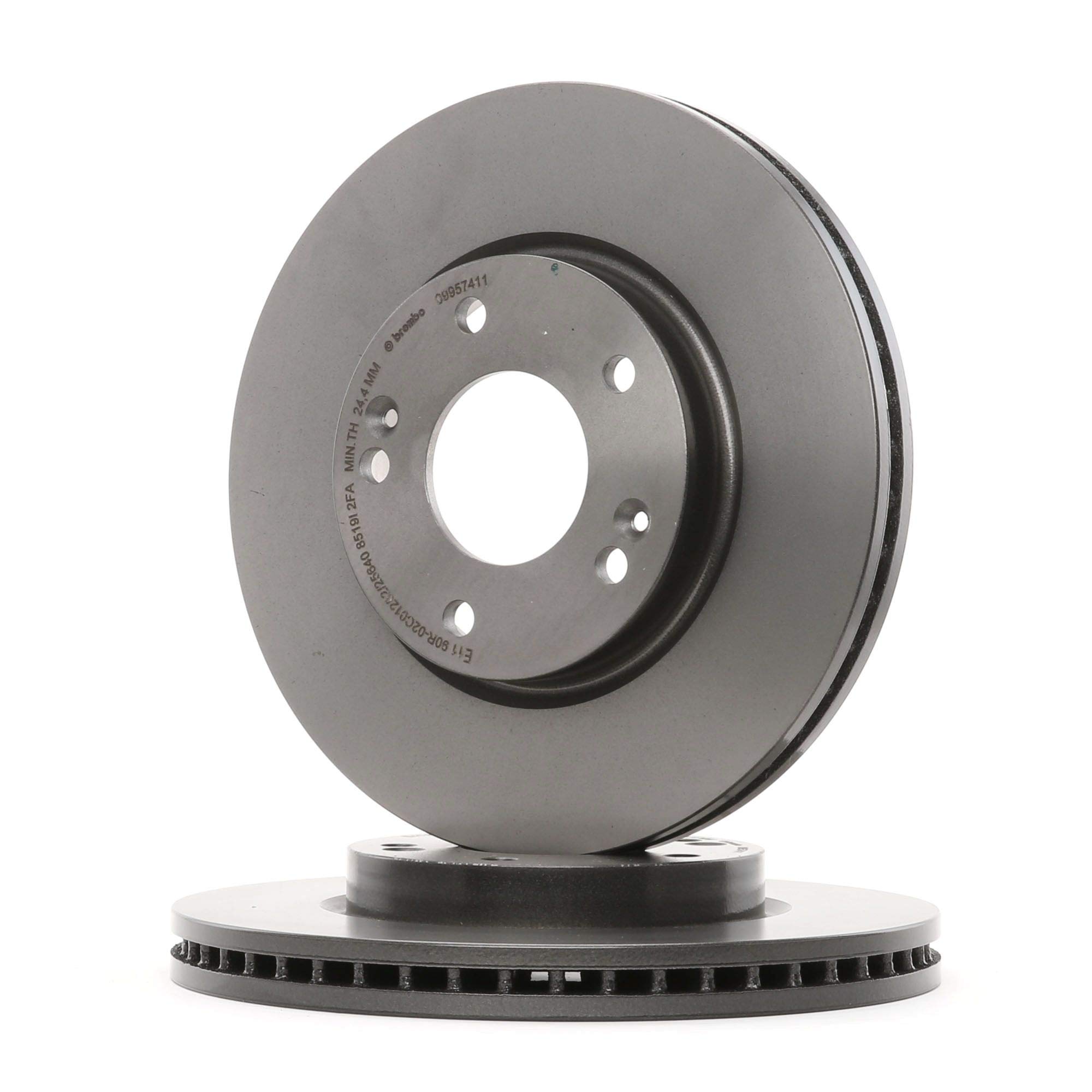 BREMBO 09.9574.11, 2 szt Tarcze Hamulcowe przód 280mm