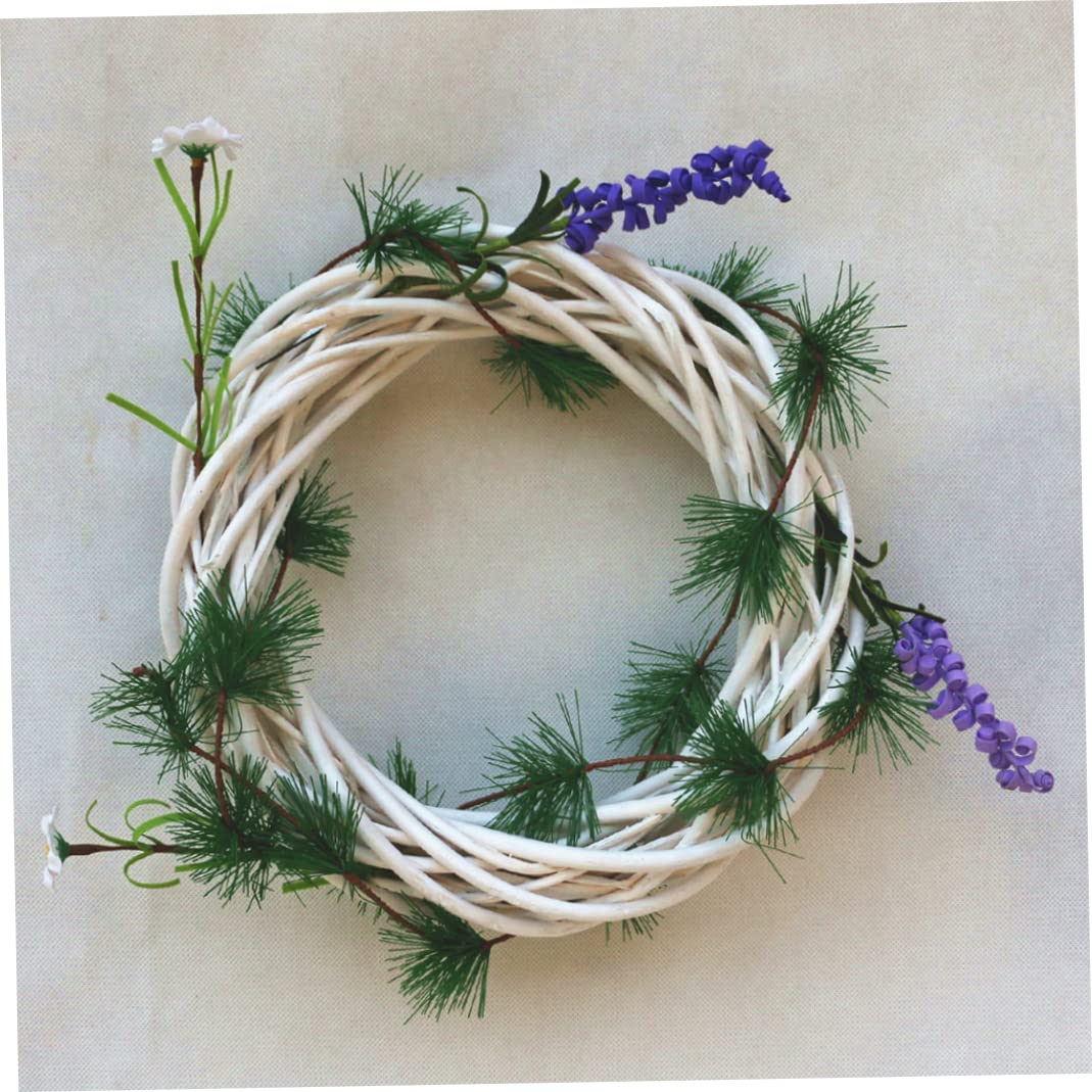 A-30cm - Couronne En Osier Et Rotin, Anneau De Vigne De Noël, Cercle