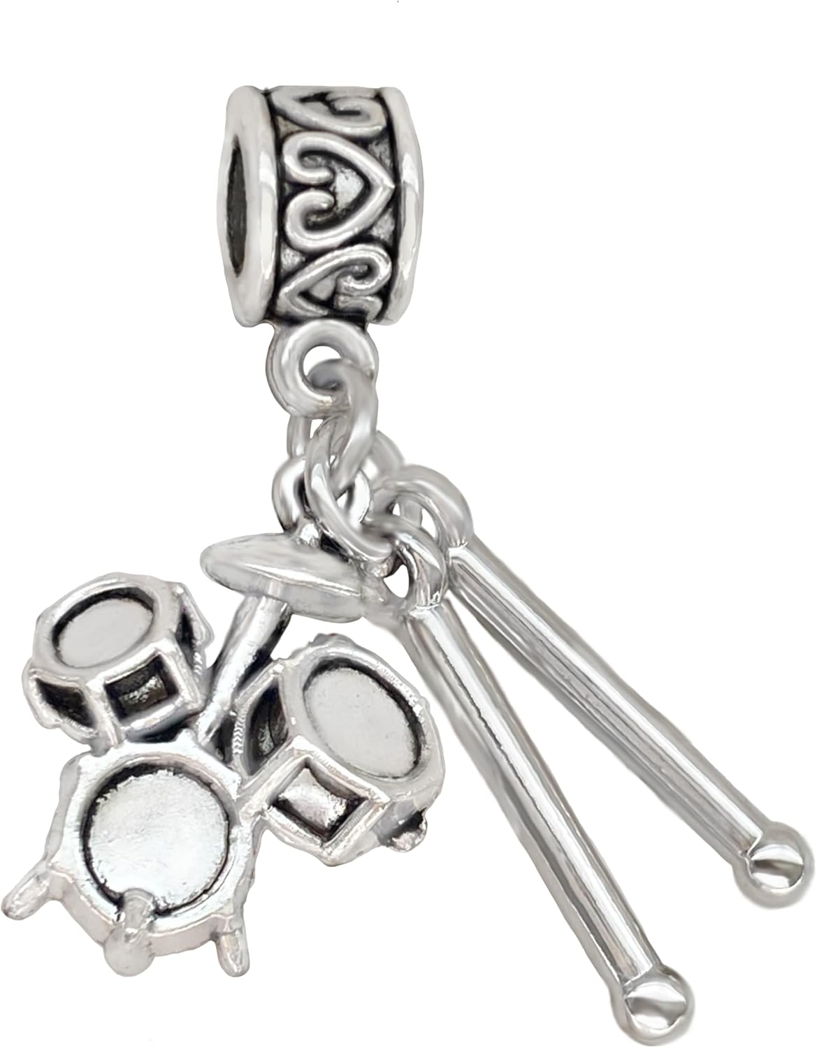 LaBenie Dangle Drum and Sticks Set Charm