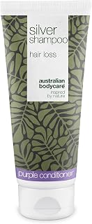 Silver shampoo against hair loss and yellowing in blonde or grey hair - with biotin and caffeine for stronger, brighter hair