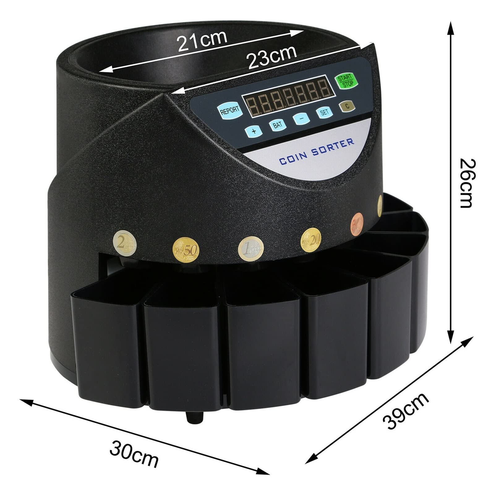 自動カウンター ELECTRONIC COIN SORTER ELECTRONIC COIN SORTER コインカウンター 硬貨計数機