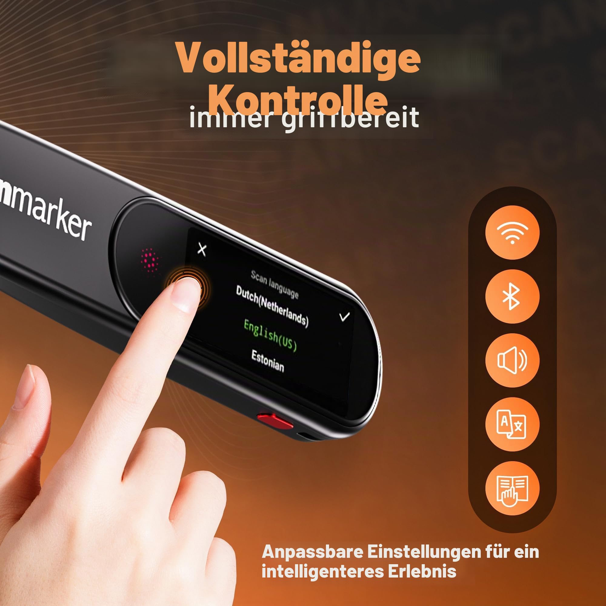 Scanmarker Pal Stift Scanner Übersetzungsstift Lesestift Text-zu-Sprache Übersetzer Stift über 100 Sprachen Scanstift
