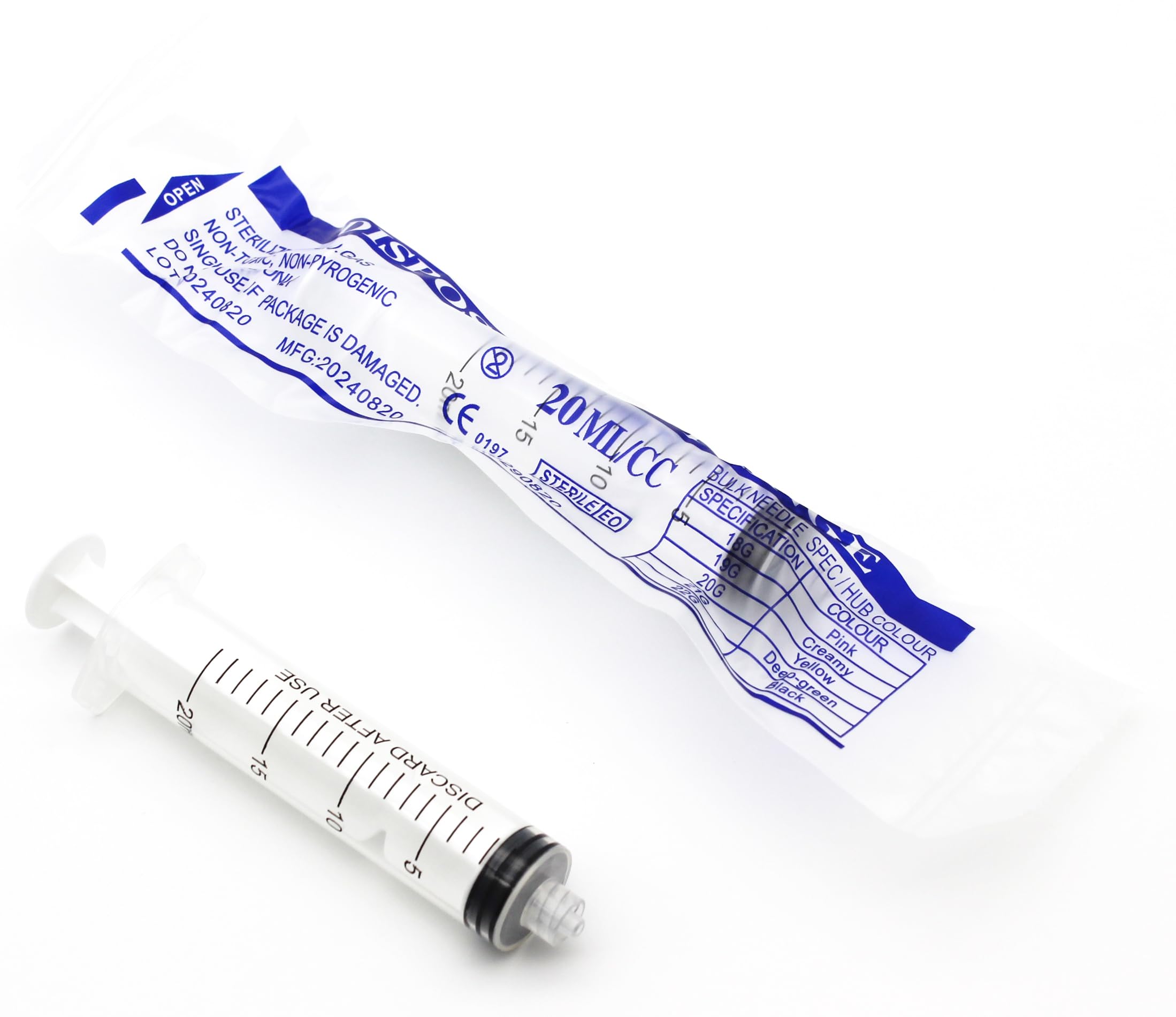 5mL Luer Lock Syringes, Sterile, Individually Sealed, 100 Pcs Per Pack, Needle-Free — Amazon image 8