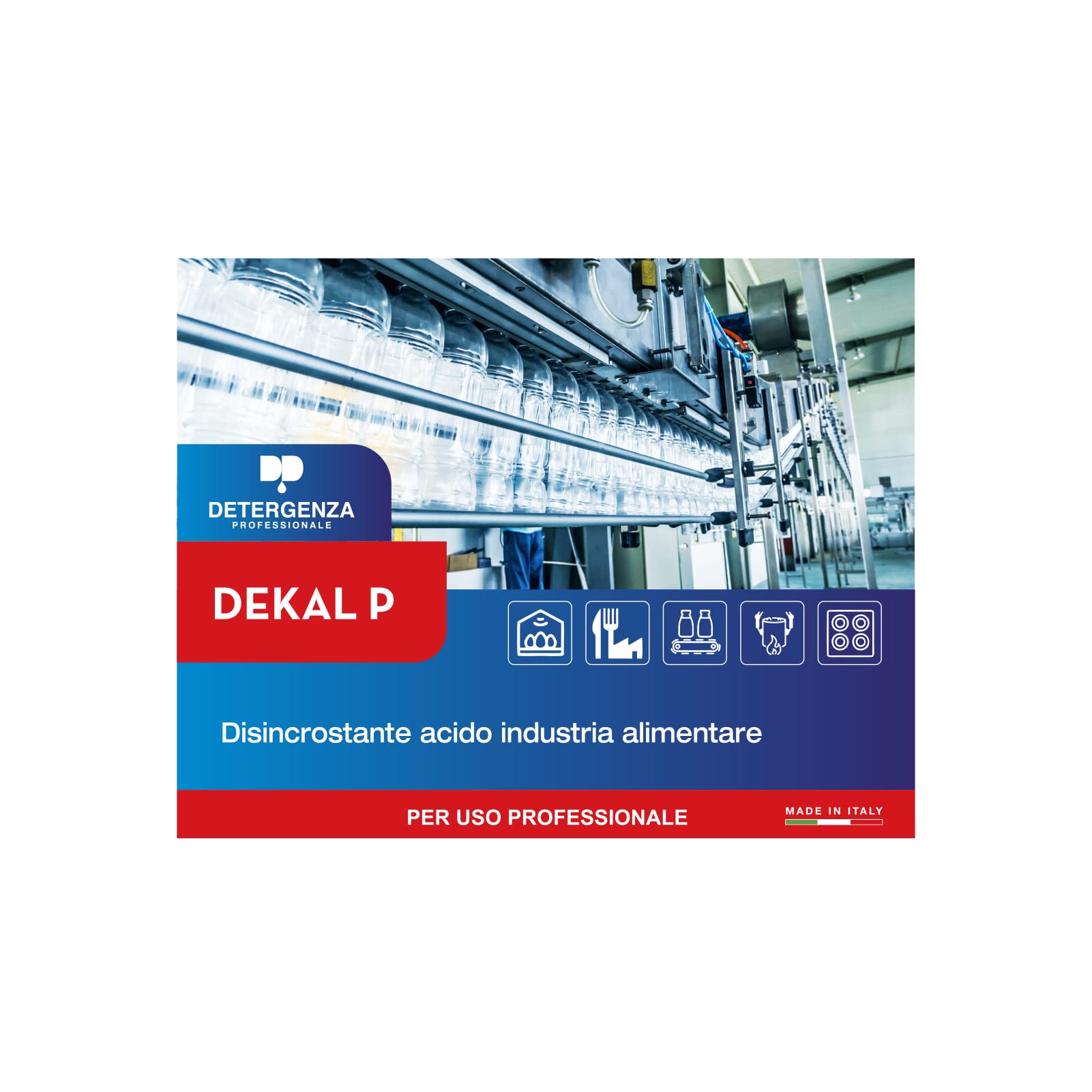 DISINCROSTANTE Acido Industria Alimentare DEKAL P CONCENTRATO - pz. 1 da 5 L