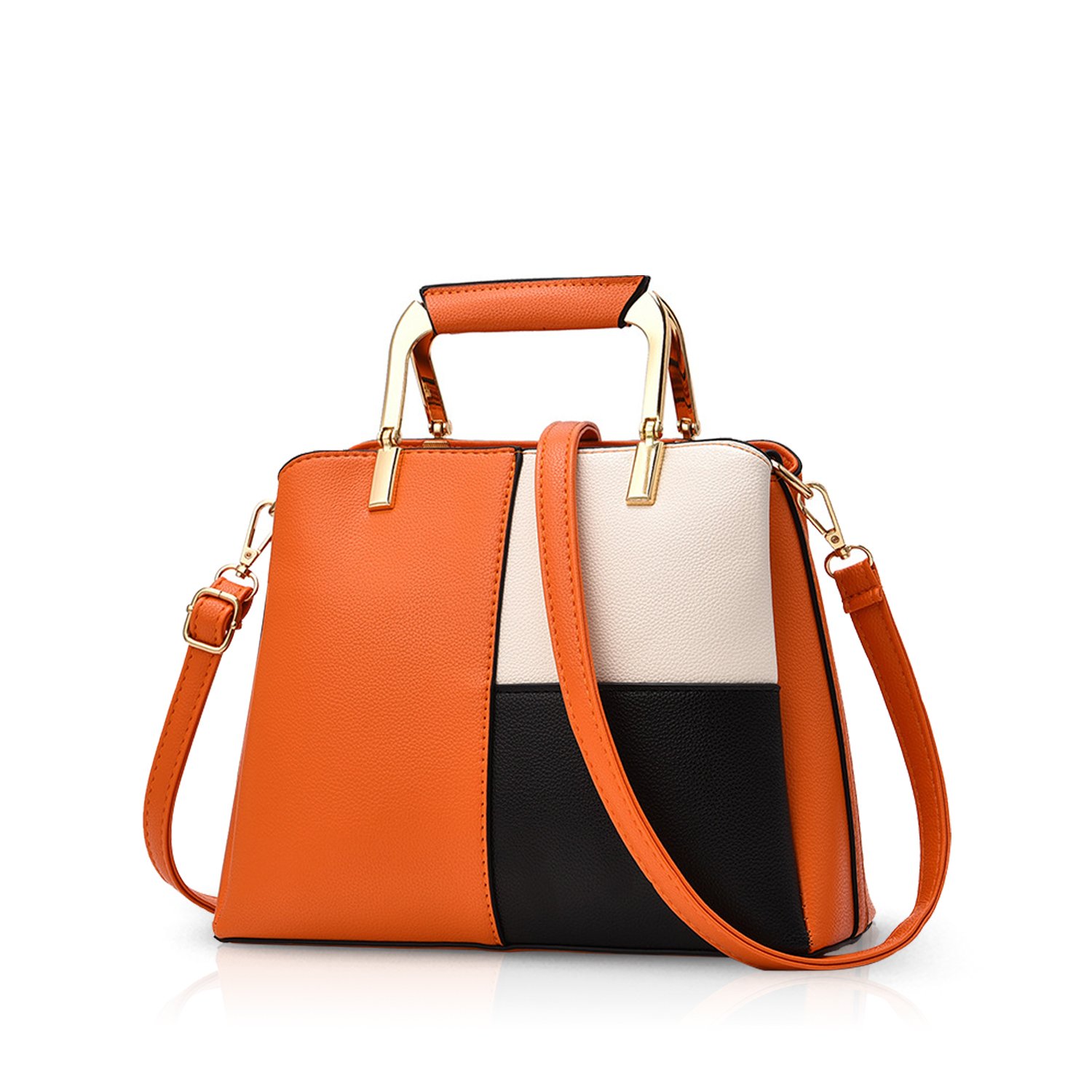 NICOLE&DORIS Donne Borse a Tracolla Singola Borsa a Tracolla Crossbody Messenger Bag Tote Tutto Satchel per Lady PU Leather