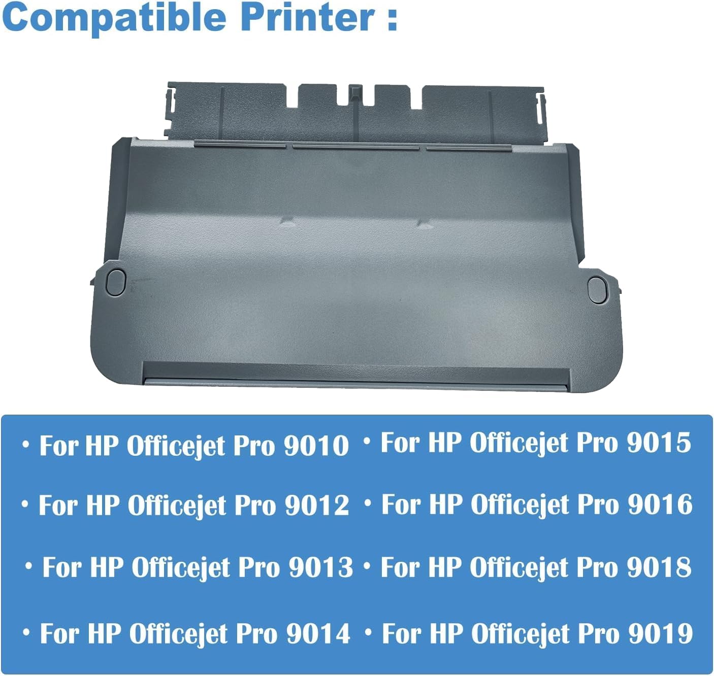 Paper Output Tray Delivery Tray Compatible with hp OfficeJet Pro 9010 9012 9013 9014 9015 9016 9018 9019 9010E 9016E 9015E 9018E 9013E Replacement Parts for Printer Tray Paper Output Delivery Tray