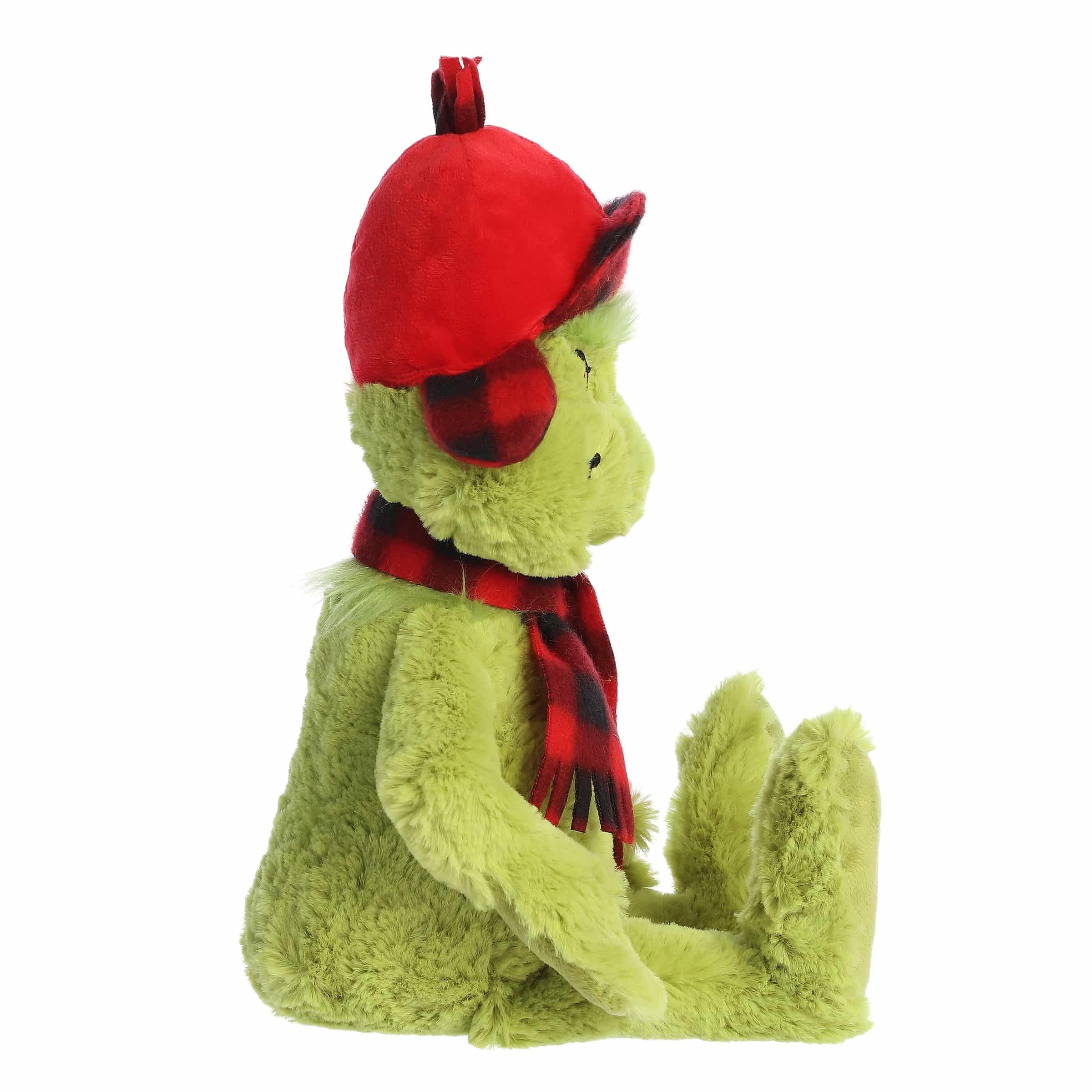 Aurora Whimsical Dr. Seuss Wilderness Grinch Stofftier - Offiziell lizenzierter Plüsch für fantasievolles Spielen - Perfekt für Kinder und Erwachsene - Grün 27,9 cm
