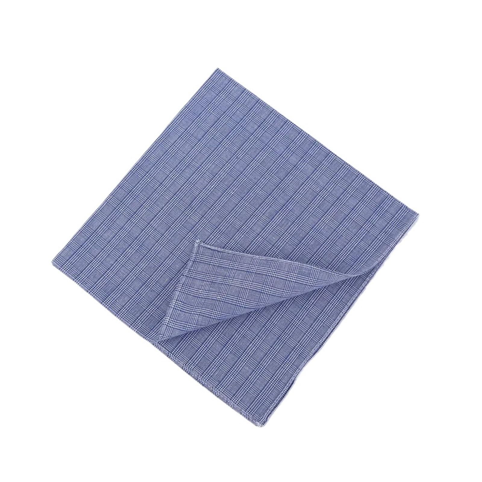 Taschentuch 12Pcs Baumwolle herren Taschentuch Klassische Plaid Tasche Handtuch Quadrat 40 * 40cm