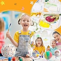 Vista 2 de 6 piezas de bolas rebotantes marmoleadas - Bolas para patear para playa, escuela, parque infantil y juego interior/exterior