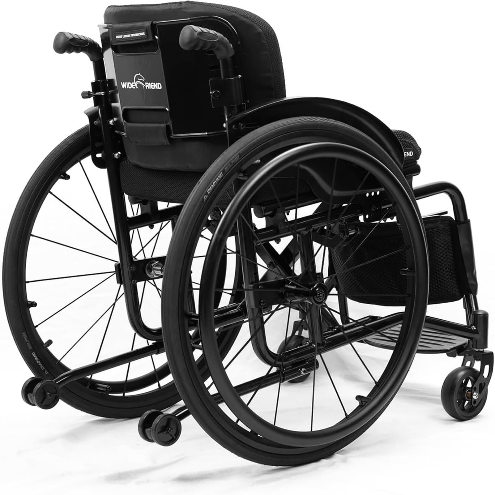 Silla de Ruedas Ligera de Aleación de Aluminio para Adultos - Plegable, Deportiva, Autopropulsada, Manual - Ayuda de Movilidad