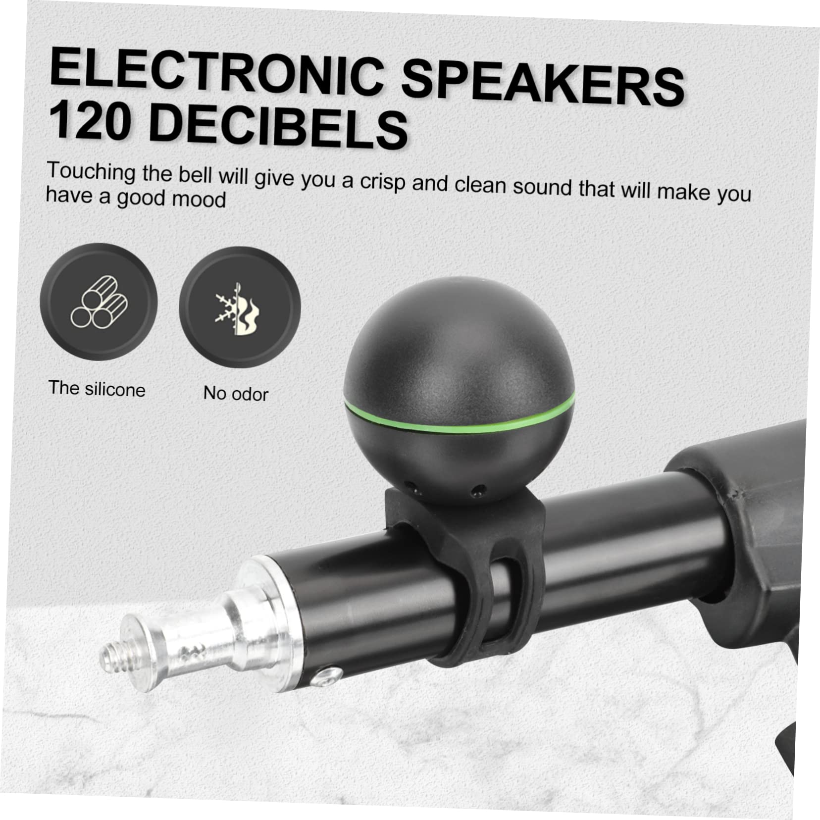 BESPORTBLE Lot De 5 Sonnettes pour Vélo Électrique Klaxon Électronique pour Guidon De Vélo Installation Facile Utilisation sur Véhicule Routier