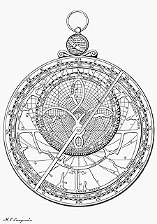Astrolabe 1574 Nhumphrey ColeS Astrolabe 1574 Showing Alidade Or Sight Rule The Rete Or Star Map Removable Plate With Lines Of Altitude And Hours Within The Graduated Rim Proper Use Of This Instrument