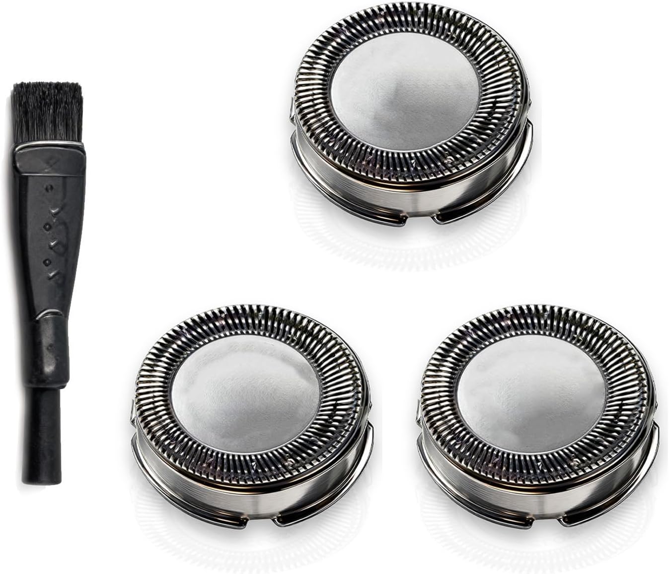 Jetstream Pack of 3 SH30/50 Replacement Shaving Heads Compatible with Series 5000/4000/3000/2000/1000/500 Shaving Heads Razor Replacement Heads Stainless Steel Replacement Blades Razor Accessories