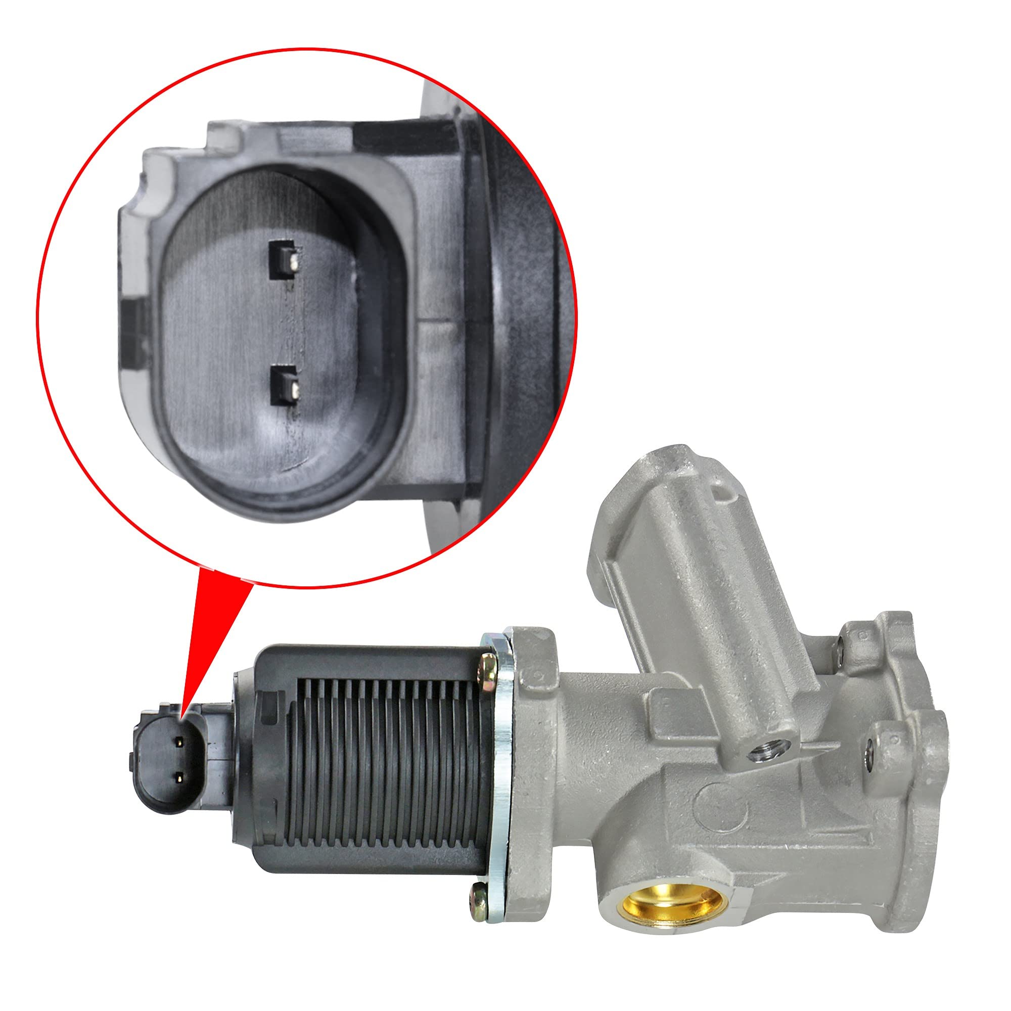 ATEC Germany 1x valvola EGR elettrovalvola, incluse guarnizioni | Compatibile con: FIAT 500, DOBLO Großraumlimousine, DOBLO Kasten/Großraumlimousine, GRANDE PUNTO, IDEA, PANDA, PUNTO