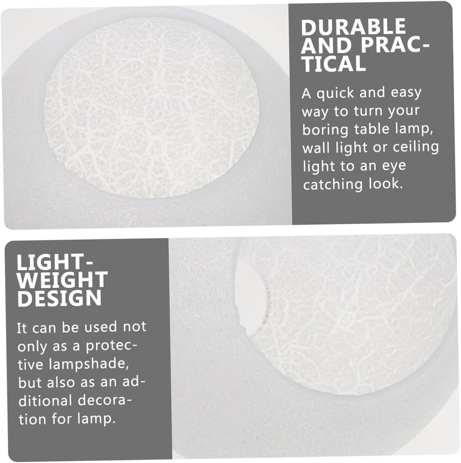 DOITOOL Small Crackle Glass Pendant Light Shade Indoor Lamp Cover for Home and Bedroom Decor Stylish and Hanging Lampshade for Chandelier and Ceiling Fixtures