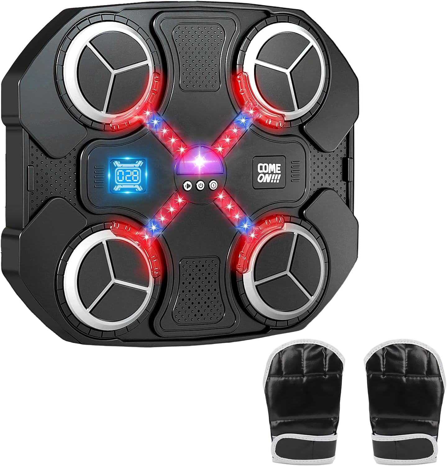 Music Boxing Machine for Kids with Boxing Glove, Wall Mounted Bluetooth Punching Machine Boxing Training Workout Exercise Equipment, Birthday Gifts Toys for Kids Boys Girls 6 7 8 9 10 11 12 Year Old