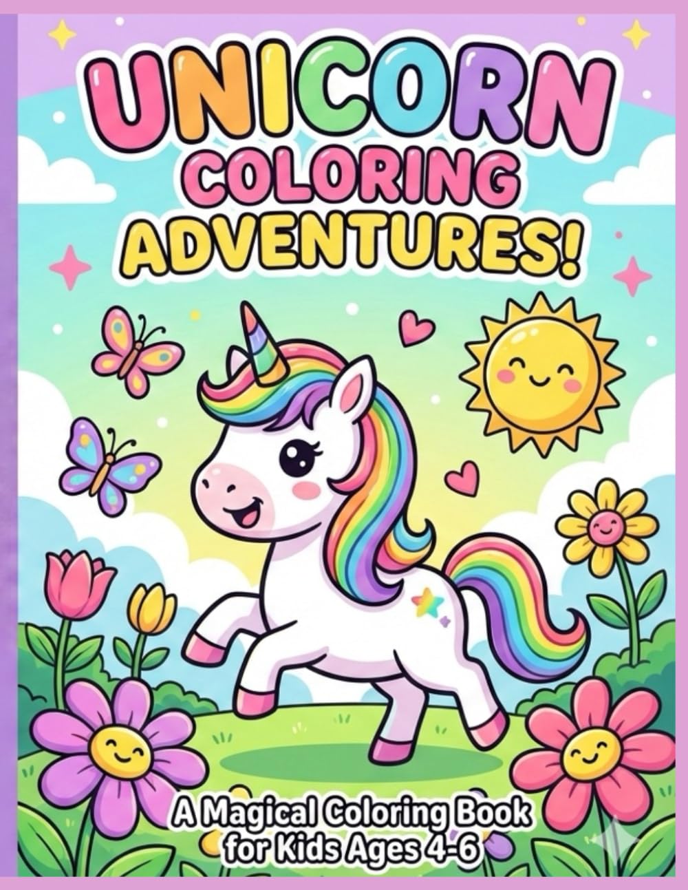 Unicorn Coloring Adventures! A Magical Coloring Book for Kids Ages 4-6