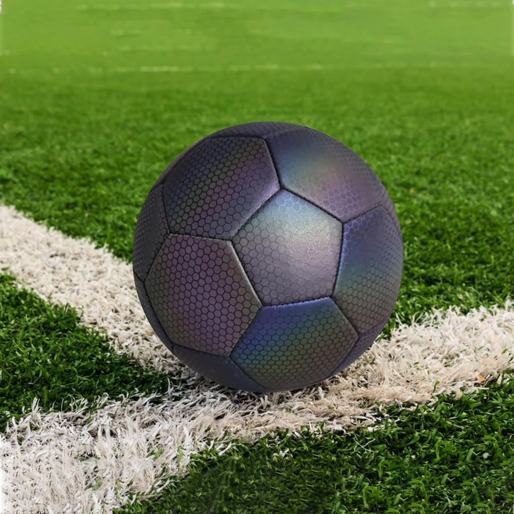 Palloni da calcio riflettenti incandescenti di dimensione 4 di dimensione 5 dei palloni da calcio di addestramento
