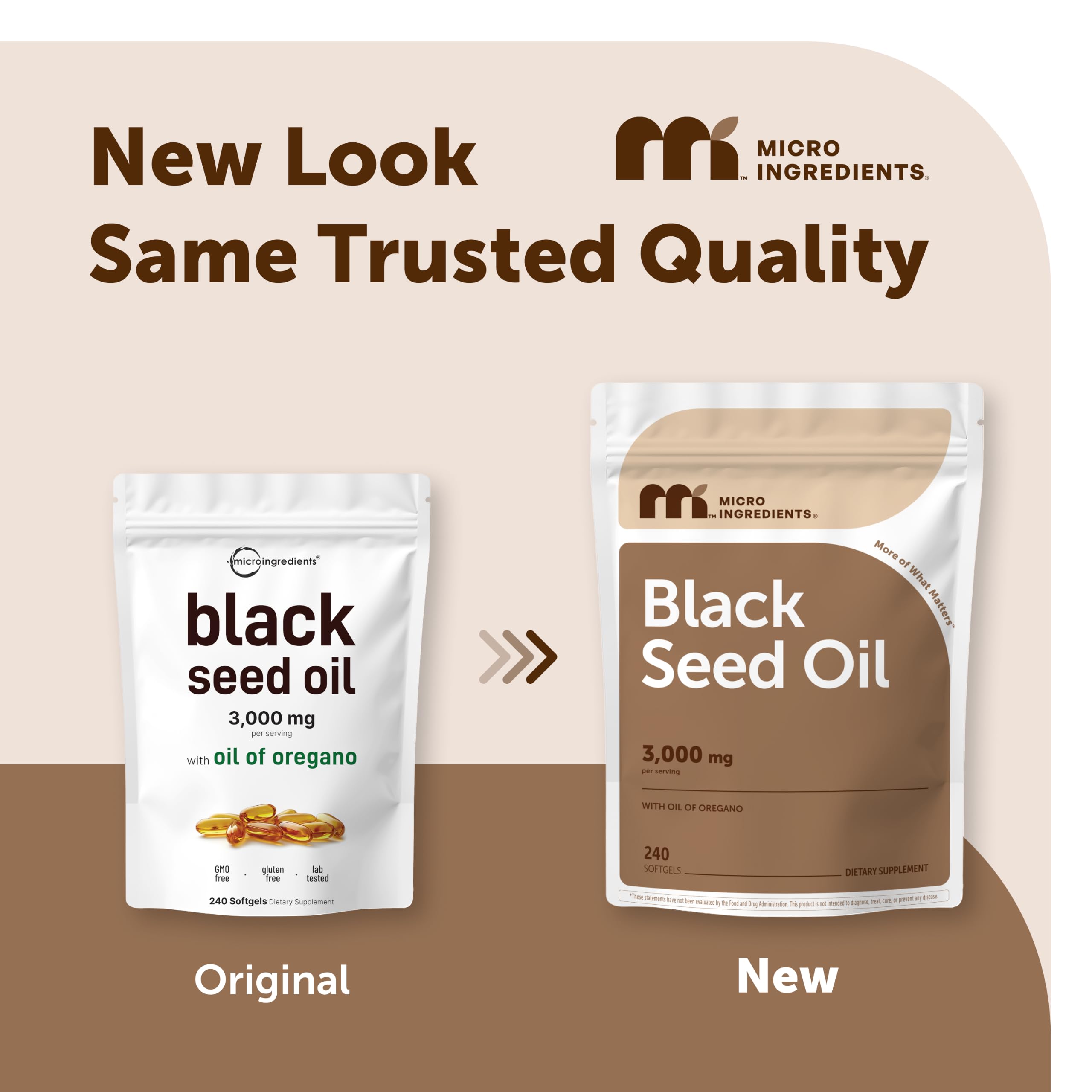 Micro Ingredients Black Seed Oil 3,000 mg Per Serving, 240 Softgels — Amazon image 2
