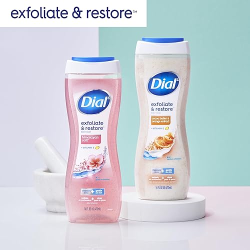 Miniatura 10 de Dial Gel de baño, exfolia y restaura la sal del Himalaya, 16 onzas líquidas, paquete de 11
