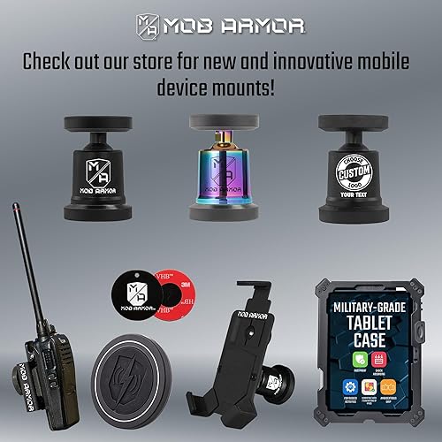 Miniatura 5 de Mob Armor MobNetic Maxx - Soporte magnético para teléfono para automóvil, montaje en Estados Unidos, compatible con iPhone y Android, Navidad,