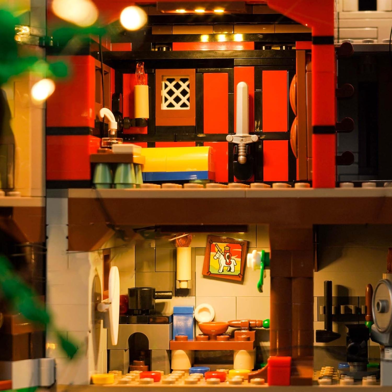 LED Light Kit Compatible with 10332 Medieval Town Square, Light Kit ONLY, The Model NOT Included (Standard)