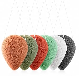 findTop Konjac Facial Sponge 6-Pack