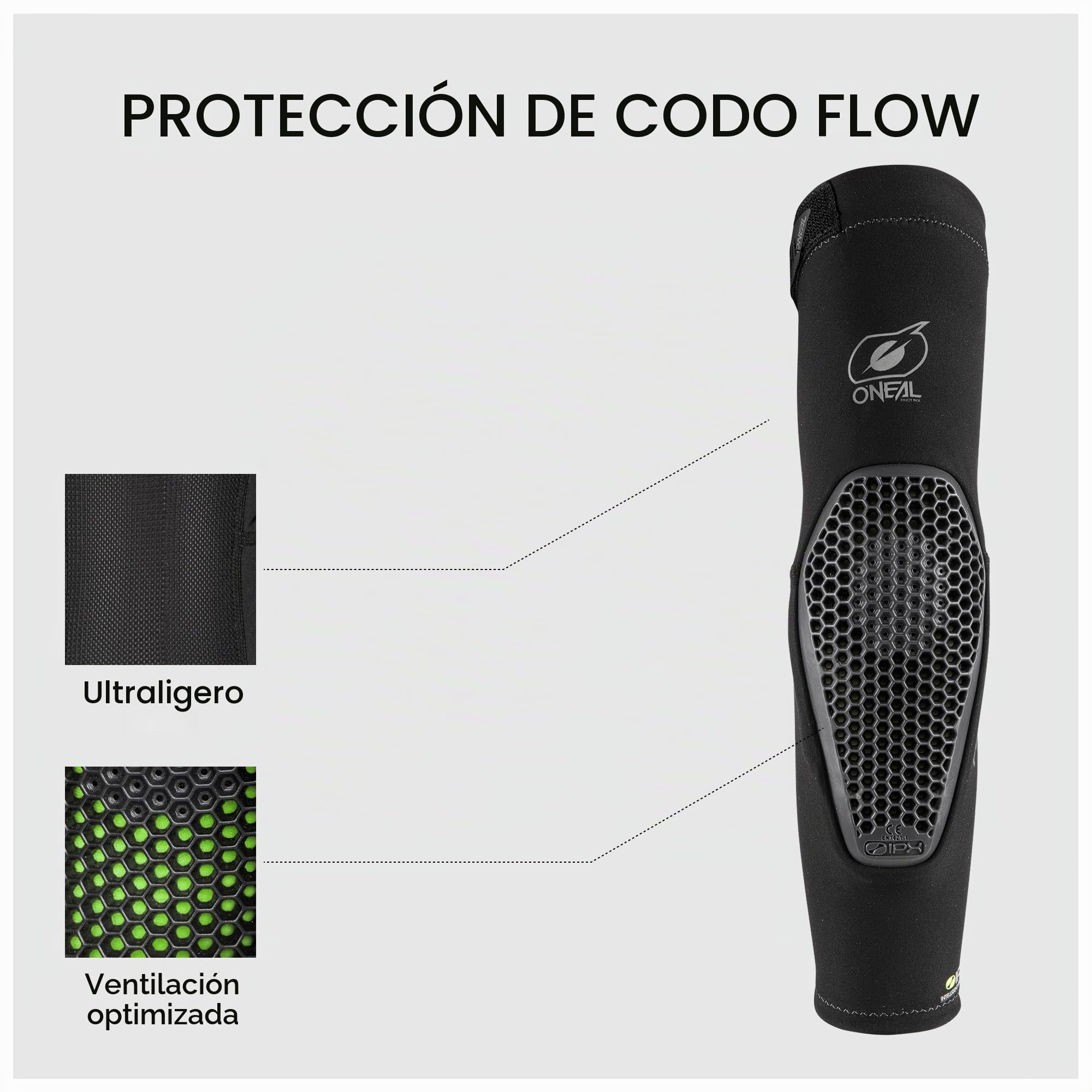 Oneal Flow - Protectores - Verde/Negro 2019