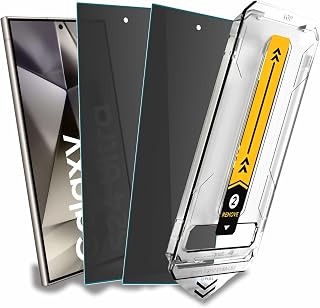 Affix 2 Pack Privacy For Samsung Galaxy S24 Ultra Tempered Glass, Screen Protector Guard with Easy Fix Installation Tool, ... Price In India