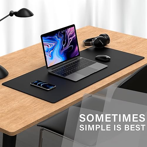 Miniatura 4 de Alfombrilla de mouse grande para juegos con base de goma antideslizante, alfombrilla de escritorio impermeable para escritorio, almohadilla de