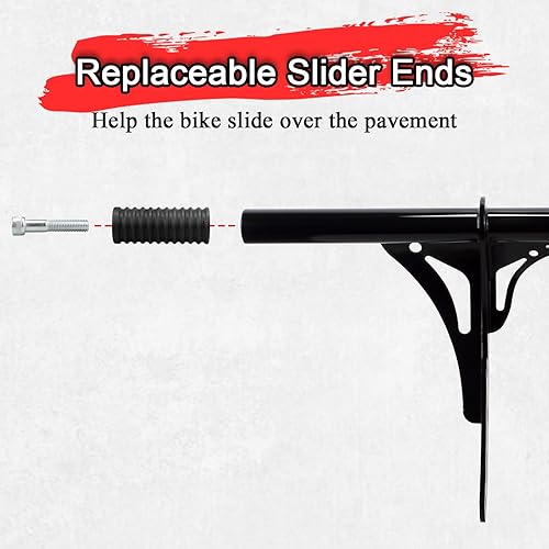 Miniatura 4 de WOWTK Barra de choque de pega para carreteraPegapiés de carretera Protector de motor para Harley Softail 2018-2025, para Street BobLow RiderLowrider