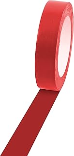 Champion Sports Vinyl Tape, 1" Wide x 60 Yards Long, Red