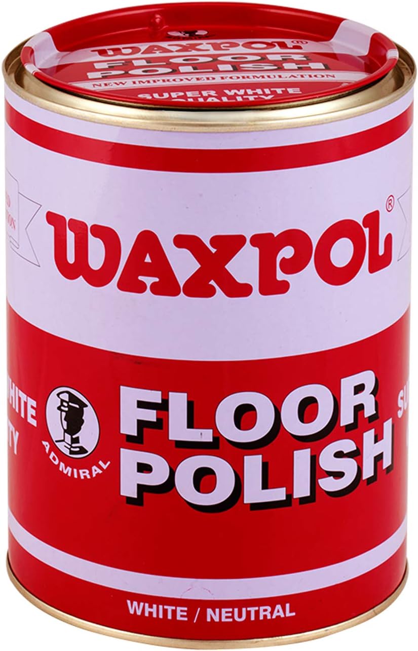 Waxpol Floor Polish (White/Neutral)2 Kg For Sparkling Shines to Floors, Tiles, Stone, Wood and Furniture