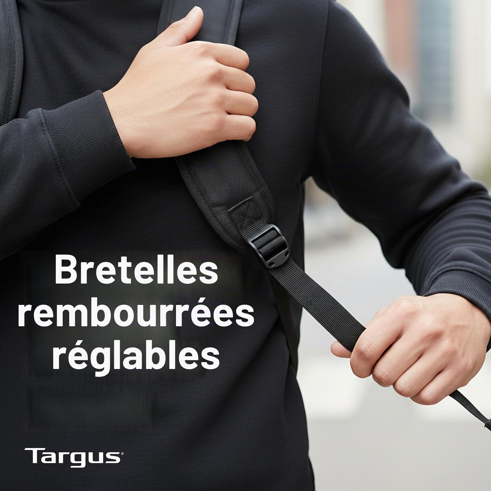 Targus Rolling Backpack Travel Commuter Laptop Designed Black
