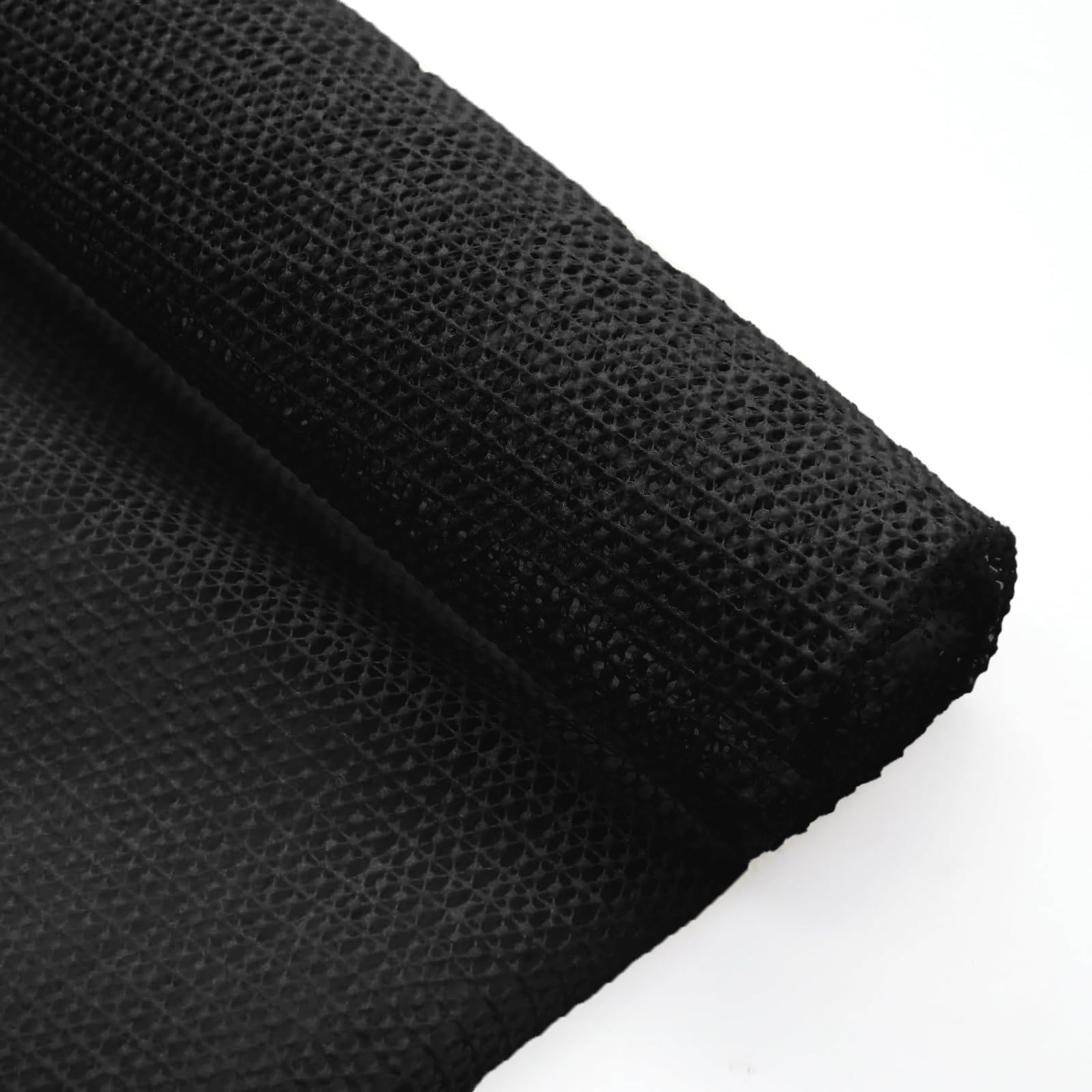 Tappeto Antiscivolo 180 x 200 cm Multiuso Tagliabile Lavabile Tappetino Antiscivolo in Pvc/Sotto Tappeto Antiscivoli per Casa Ufficio Automobili Cucina Bagno, Nero