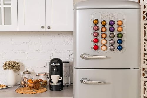 Miniatura 9 de Demi's Home Soporte magnético para cápsulas de café Nespresso Vertuo - Adecuado para ser montado en el refrigerador (negro) Negro