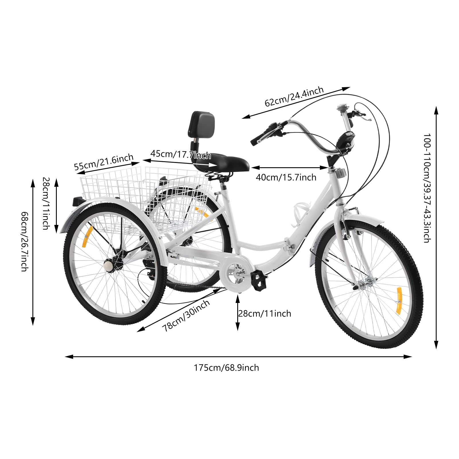 Bicicletta Bambina MTB LY20SC | 20 Pollici | Senza Cambio | Bianco E Rosa - Foto 4