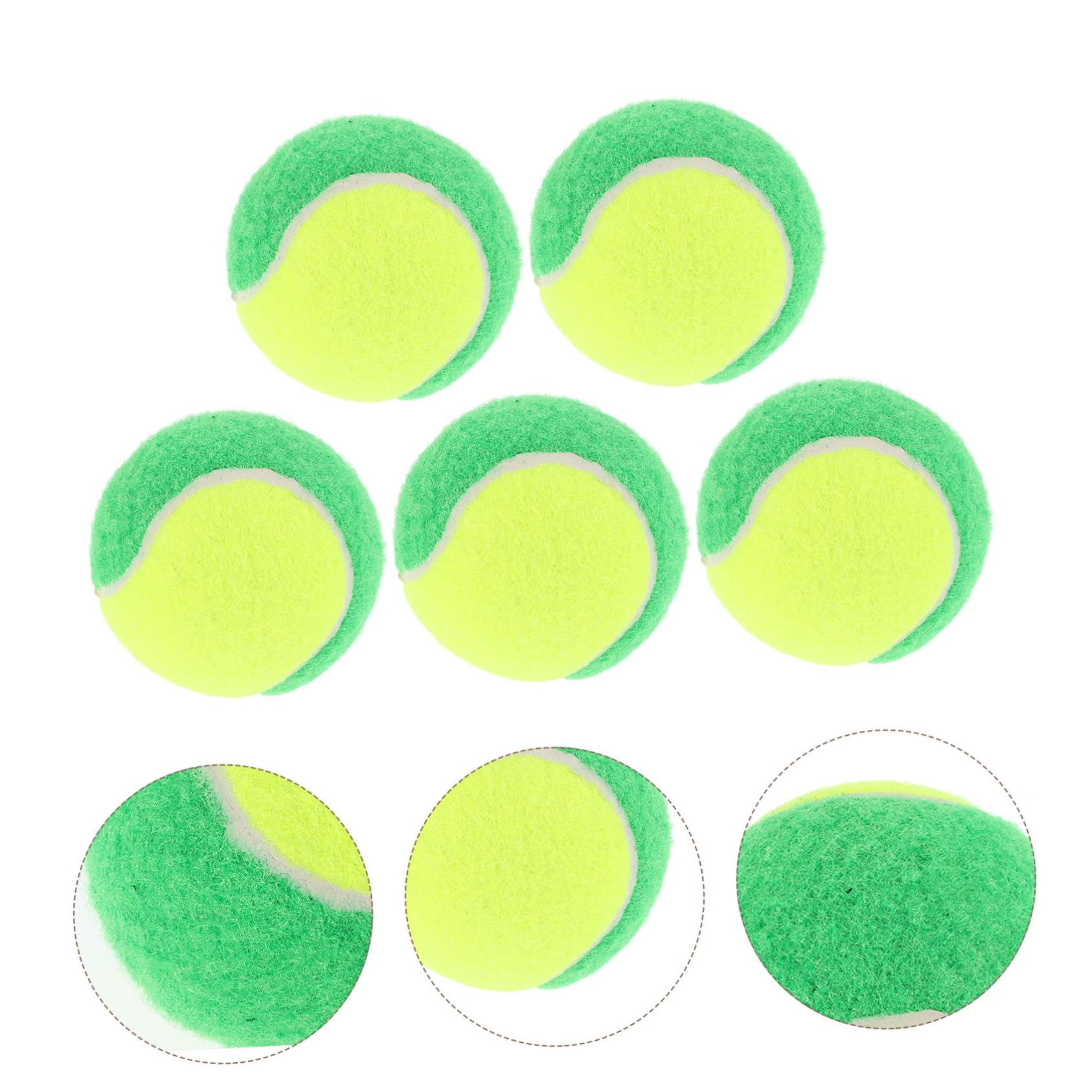 Toyvian Balles de Tennis pour Chiens, Entraînement Débutant, Lot 20 Pièces