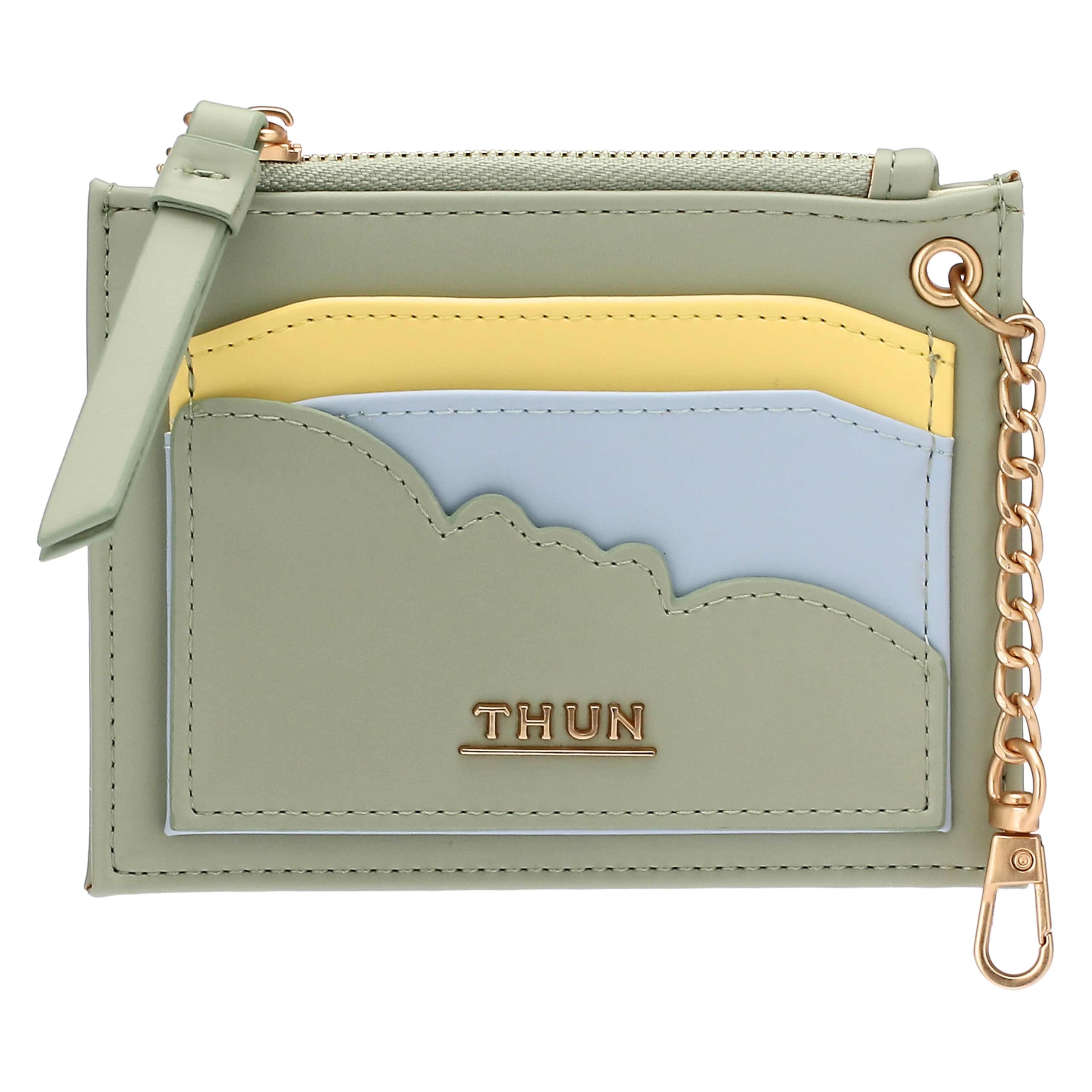 THUN - Keychain bag, multicolour - faux leather - Always with me collection - 12 x 9 cm