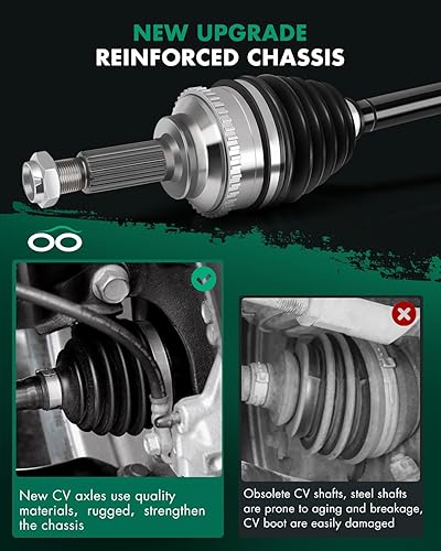 Miniatura 238 de SCITOO Eje CV Conjunto de eje delante izquierda derecha para Honda Odyssey 3.5L,para Honda Ridgeline 3.5L 2005-2014 60-1009