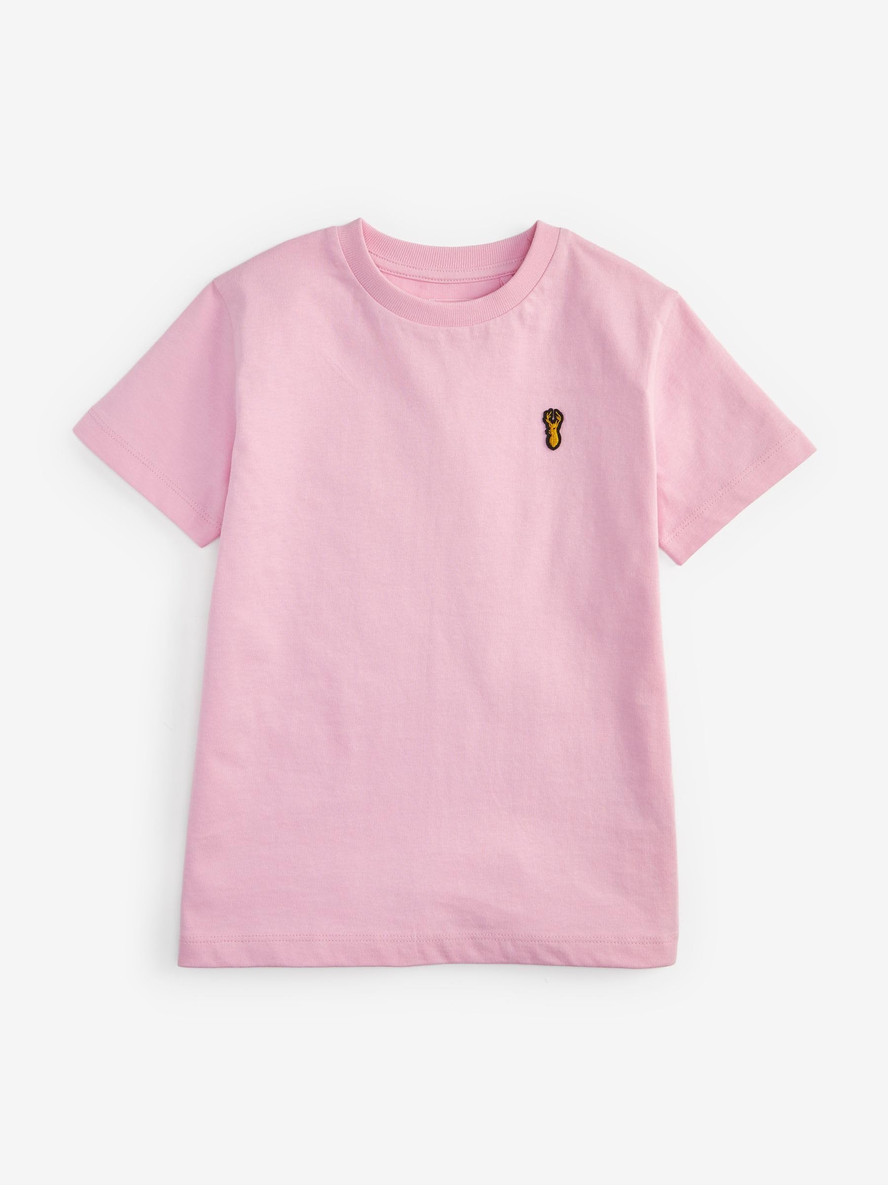 NEXT Niños Pack de 4 Camisetas de Manga Corta con Bordado de Ciervo