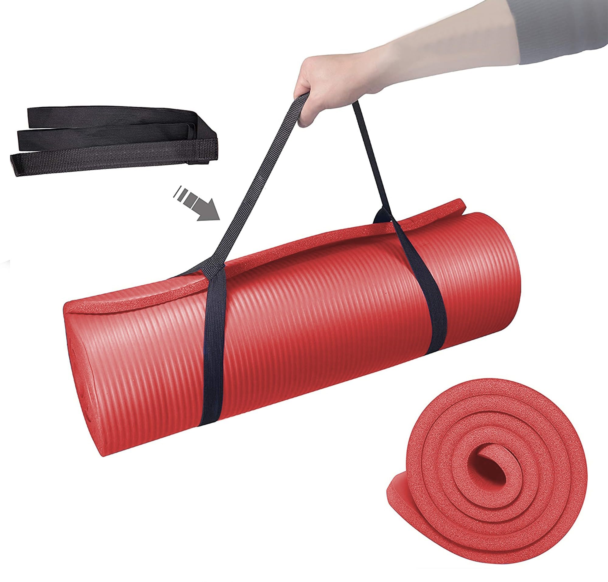 LACOSSI Yoga Mats For Women yoga mat for men Exercise mat for home workout yoga mat for women gym mat Anti Slip Yoga mat Workout mat Yoga Mat For Kids Yoga mate gym mats for workout at home (A - Red) (B0DGGPTYY4) Amazon Price History, Amazon Price Tracker