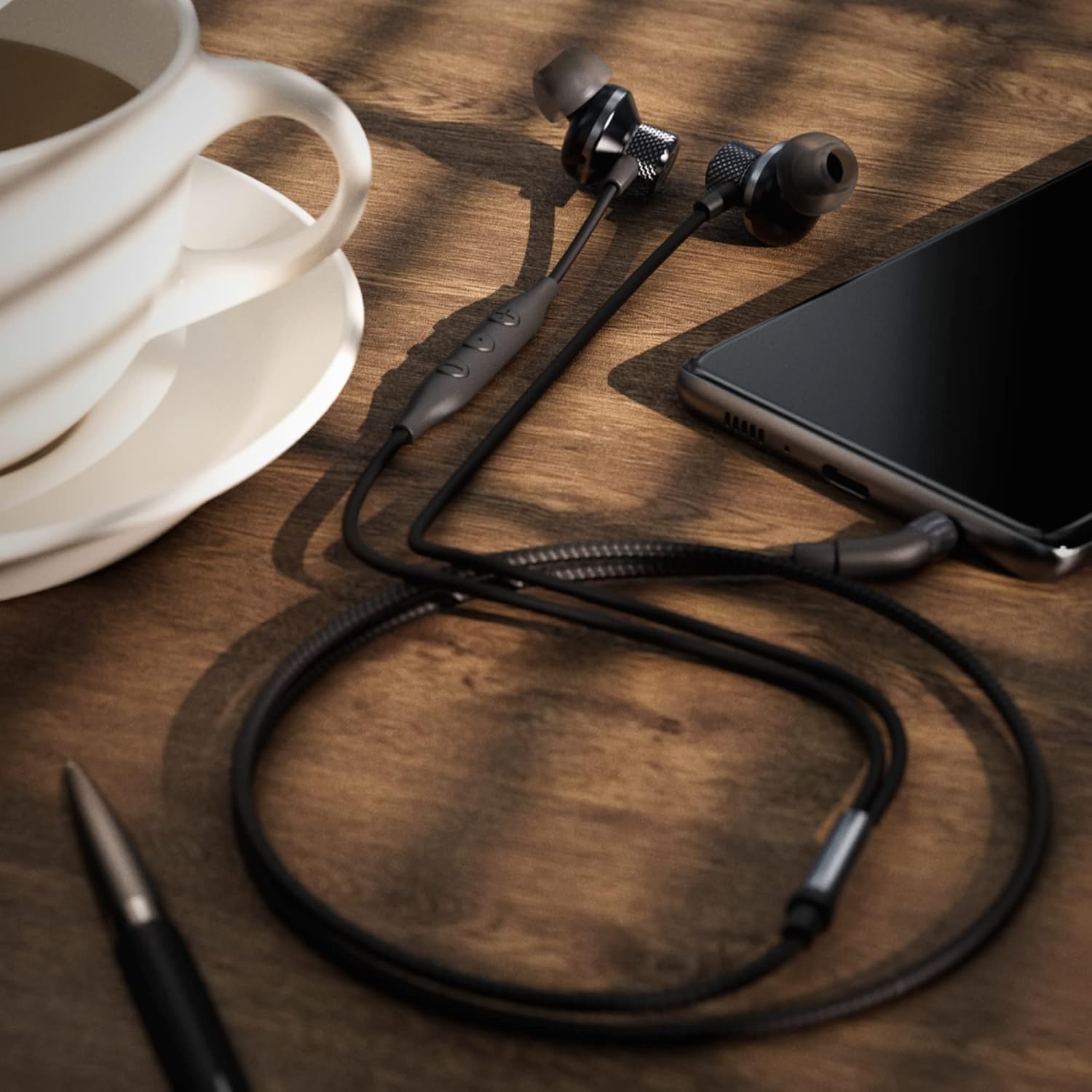 F2 Planar Magnetic Dual Driver Wired HiFi in-Ear Headphones - Earbuds, Pro-Sound Quality with 2 High-End Drivers, Total Clarity & Deep Bass, Sound Isolating Secure Fit, Controls, Mic, 3.5mm