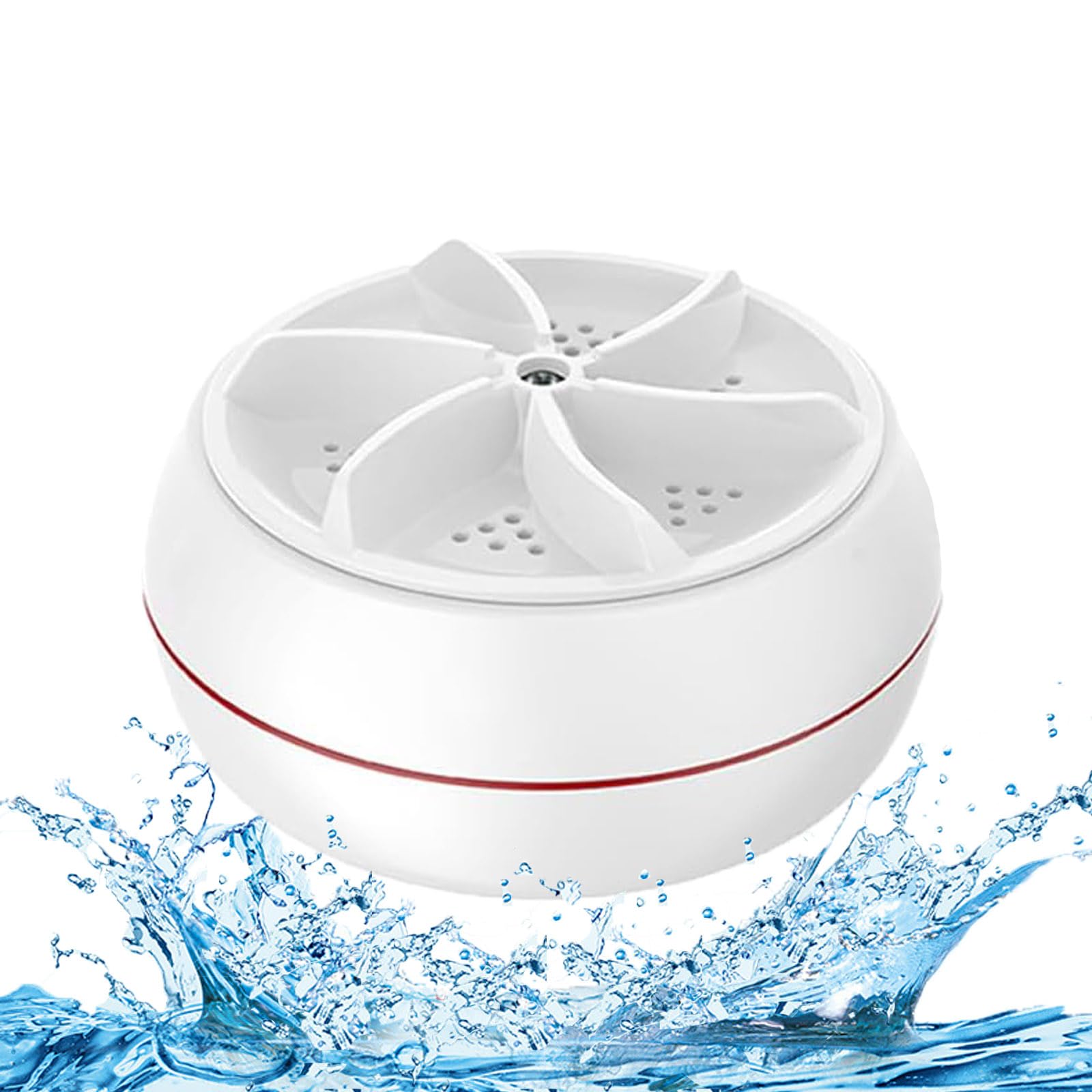 Mini lavadora portátil USB, lavadora de fregadero, lavadora turbo ultrasónica para ropa y platos, perfecta para viajes, negocios, campamentos, casas, universidades, casas rodantes y apartamentos.