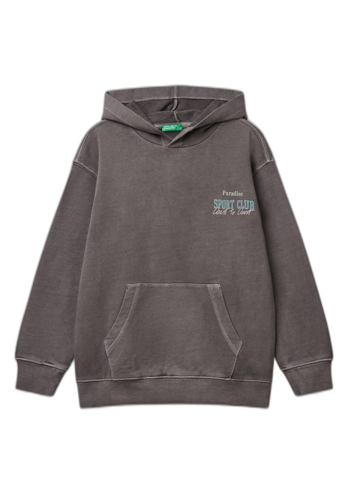 United Colors of Benetton Maglia C/CAPP. M/L 3witc204g Felpa con Cappuccio Bambini e Ragazzi (Pacco da 1)