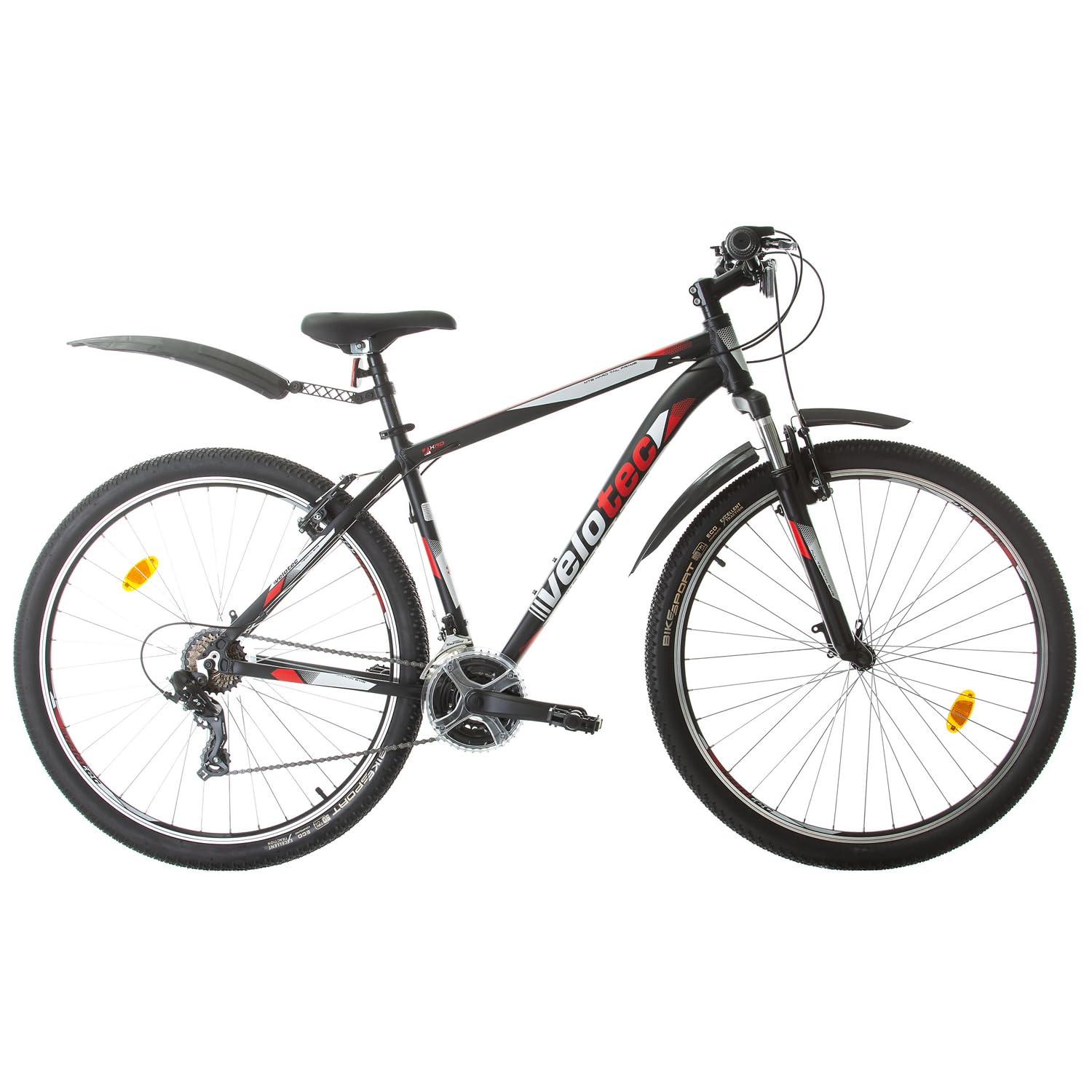 Multibrand Velotec Pro Bicicleta de montaña de Aluminio de 26/27,5/29 Pulgadas, Frenos V-Brake, Unisex, Adecuada para Personas de 165–190 cm