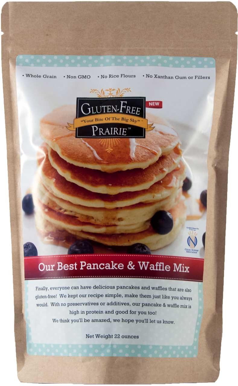 Gluten-Free Prairie Our Best Pancake & Waffle Mix, Certified Gluten Free Purity Protocol, Non-GMO, 22 Ounces