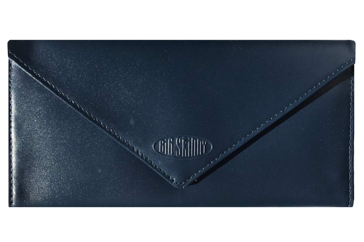 Big Skinny Women's Slimvelope Leather Tri-Fold Checkbook Slim Wallet, Holds Up to 40 Cards