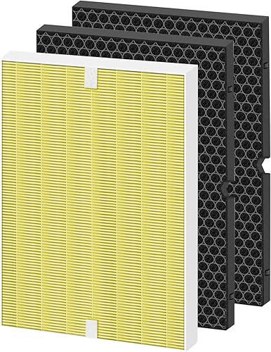 Filtro de repuesto H compatible con purificador de aire Winix AM80 Plasmawave 5500-2 5500 5300 6300 9000 5000 5000B C909, 16.25 pulgadas de largo x
